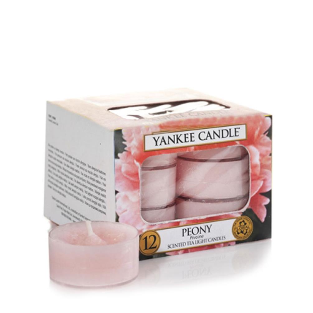 Yankee Candle Peony Tea Lights (Pack of 12) £4.89